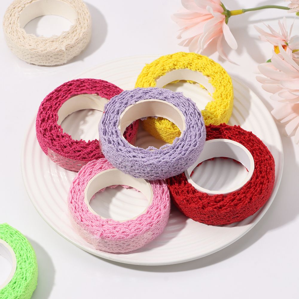 自己粘着クラフト生地テープ,自己粘着テープ,レーステープ,ス - Lace Ribbon Trim のレビューと価格