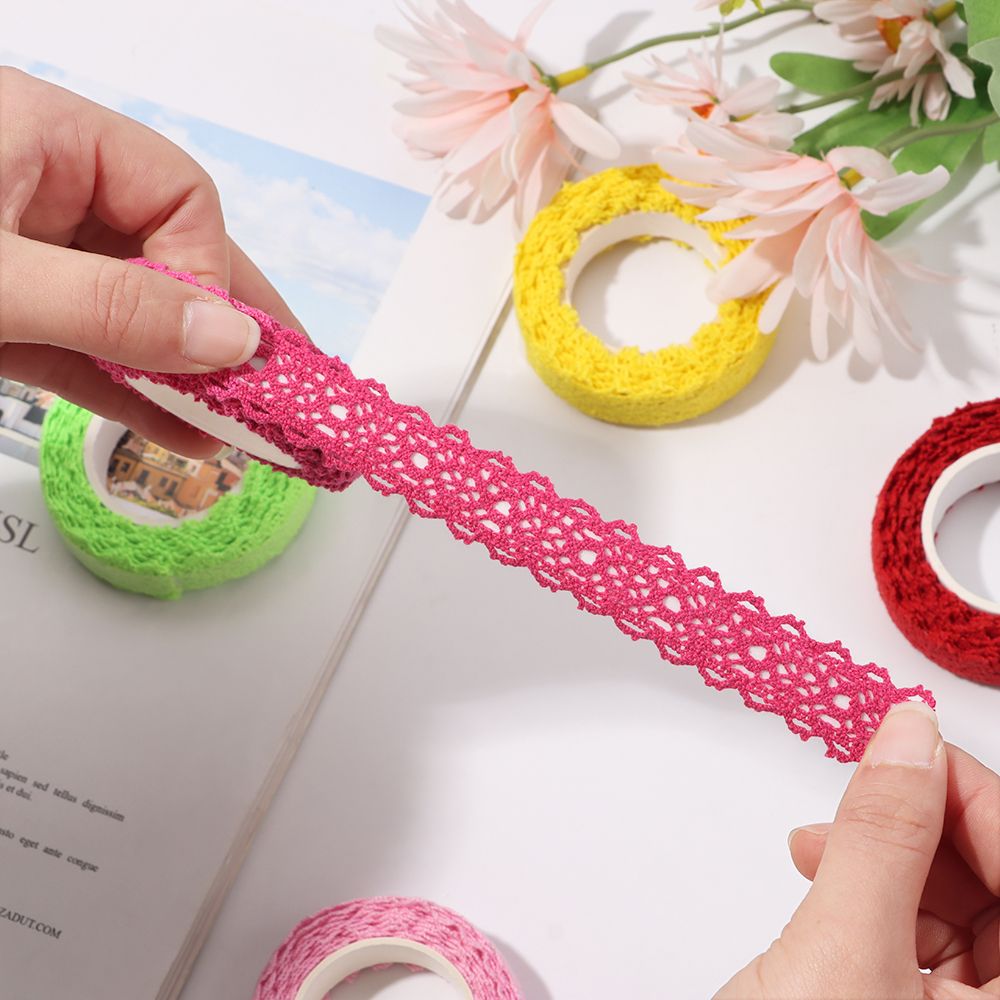 自己粘着クラフト生地テープ,自己粘着テープ,レーステープ,ス - Lace Ribbon Trim のレビューと価格