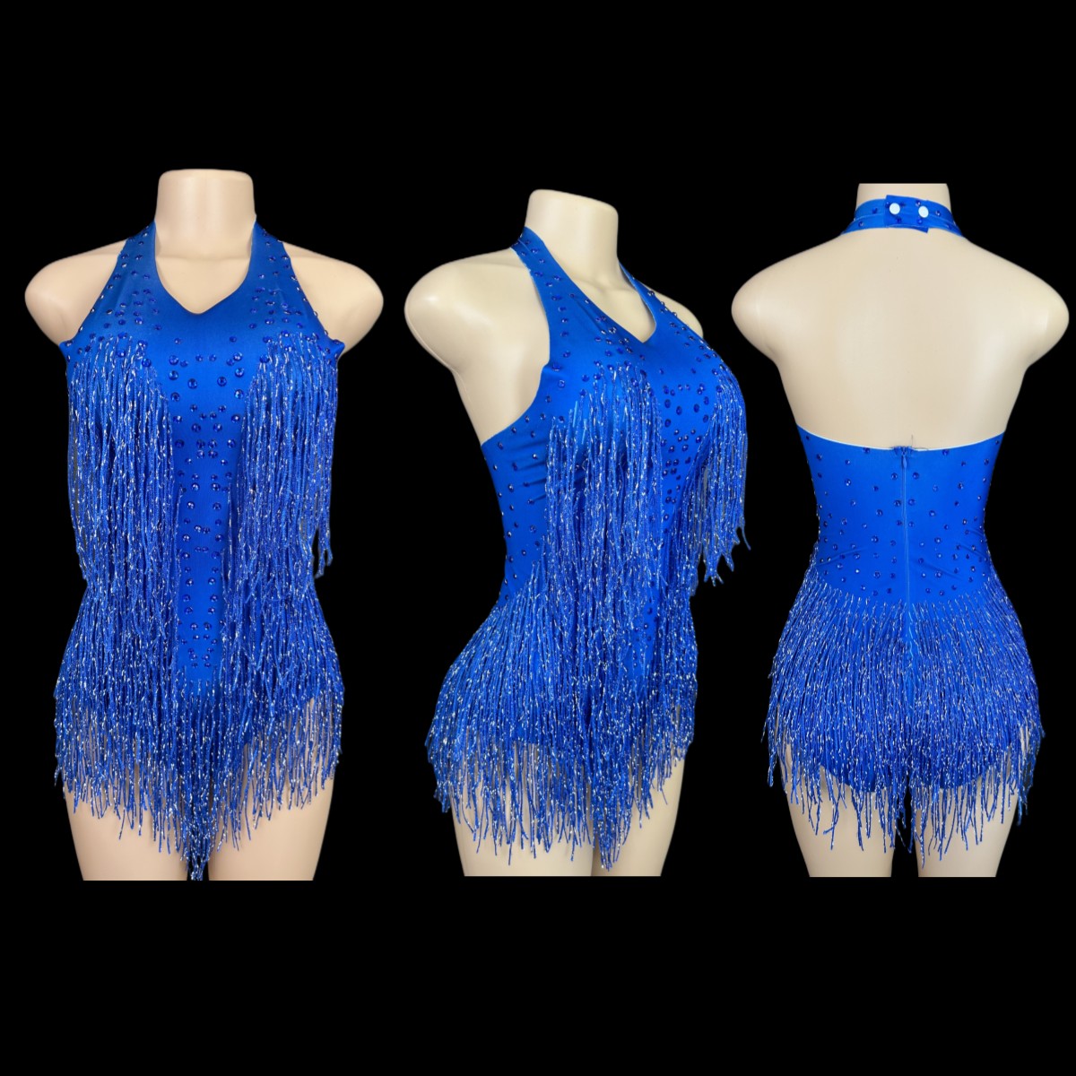 女性のきらめくラインストーンフリンジボディ、ステージウェア、 - Rhinestone Banding Trim のレビューと価格