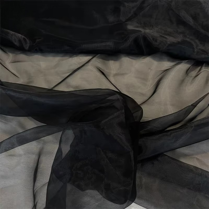 ミスレース 5 ヤード ブラック クリスタル オーガンザ生地 - Crystal Mesh Fabric のレビューと価格