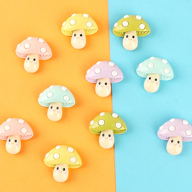 10個入り 漫画風樹脂製 かわいいミニきのこフィギュア ミニ - Christmas Craft Embellishment のレビューと価格