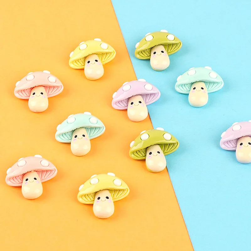 10個入り 漫画風樹脂製 かわいいミニきのこフィギュア ミニ - Christmas Craft Embellishment のレビューと価格