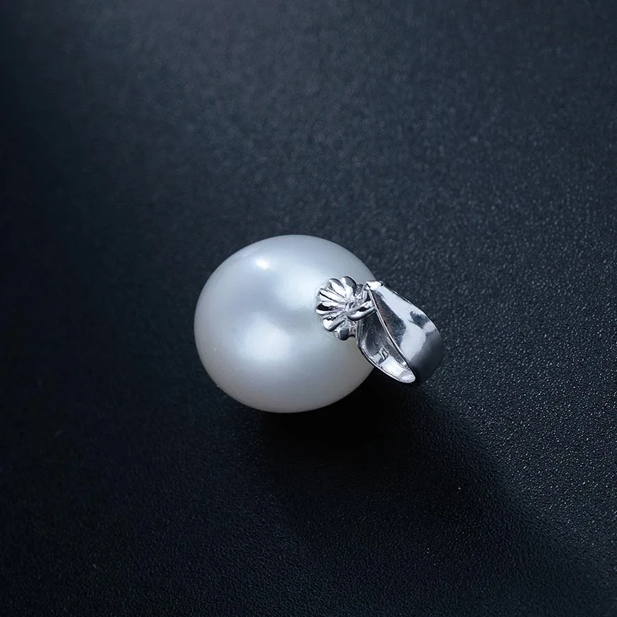 パールシルバー925,パールペンダント,ファインジュエリー, - Pearl Trim Chain のレビューと価格